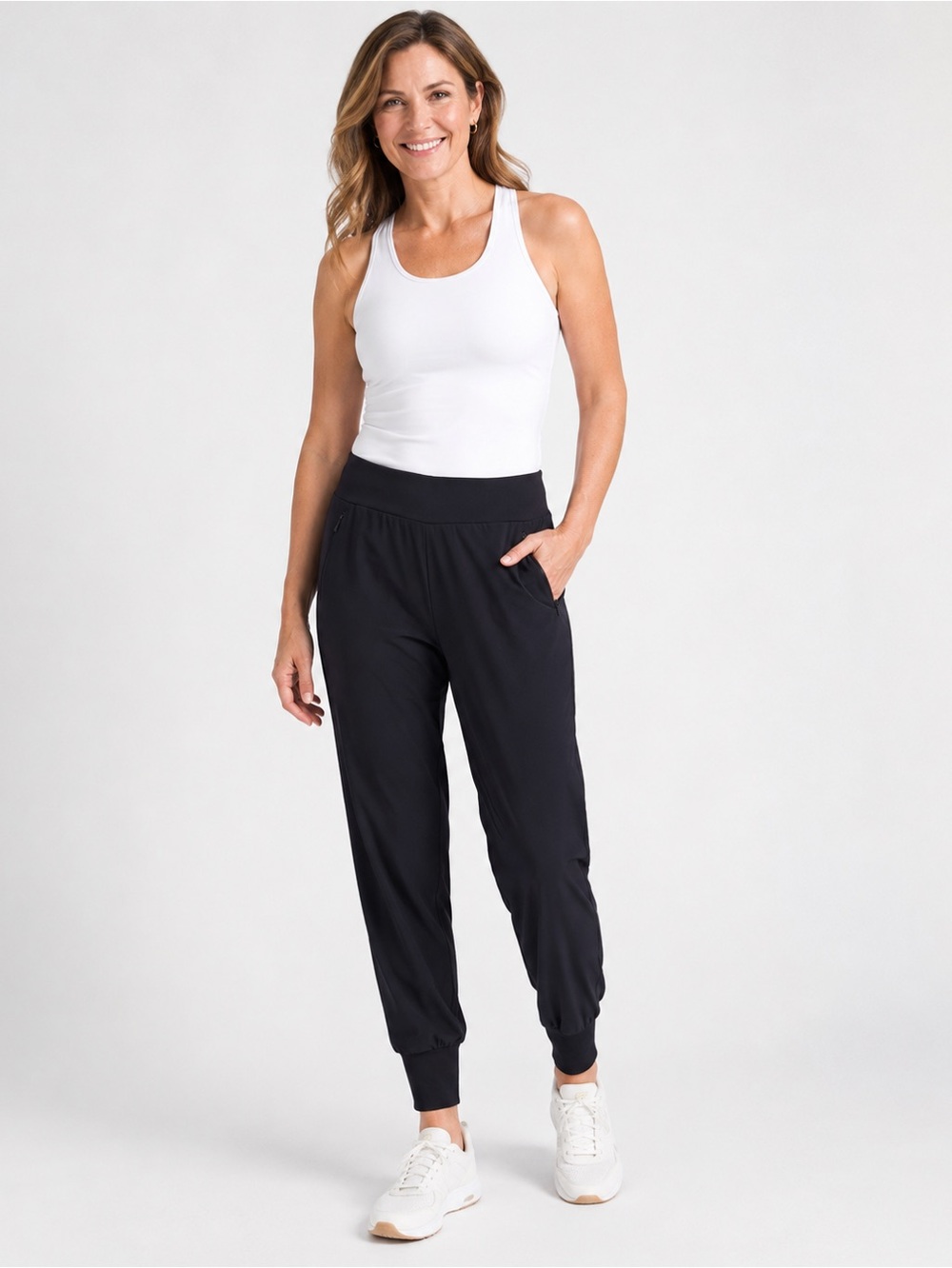 Athleta jogger pants black size 8